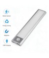 20cm 1,5W LED skabslampe med sensor - Sølv, genopladelig, IP20