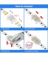Slim Samler til LED strip - 10mm, RGB, IP20, 5V-24V
