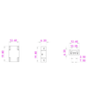 Slim Samler til LED strip - 10mm, RGB, IP20, 5V-24V