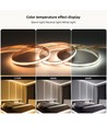 5m 10W/m CCT COB-LED strip RA97 - 24V DC, IP20, 576 LED pr. meter