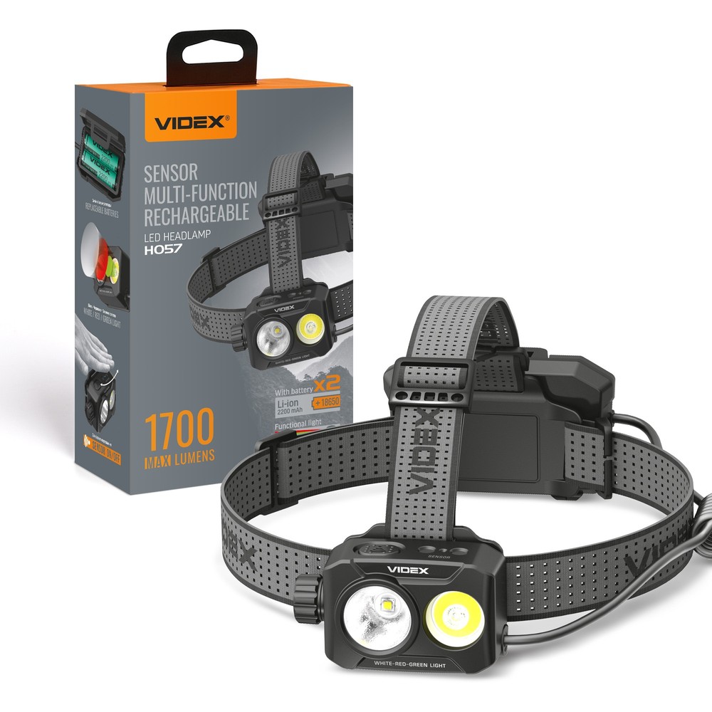 LED pandelampe - håndsensor + 16 lysfunktioner, 2x2200mAh, genopladelig, IP65 - Dæmpbar : Dæmpbar, Kulør : Neutral