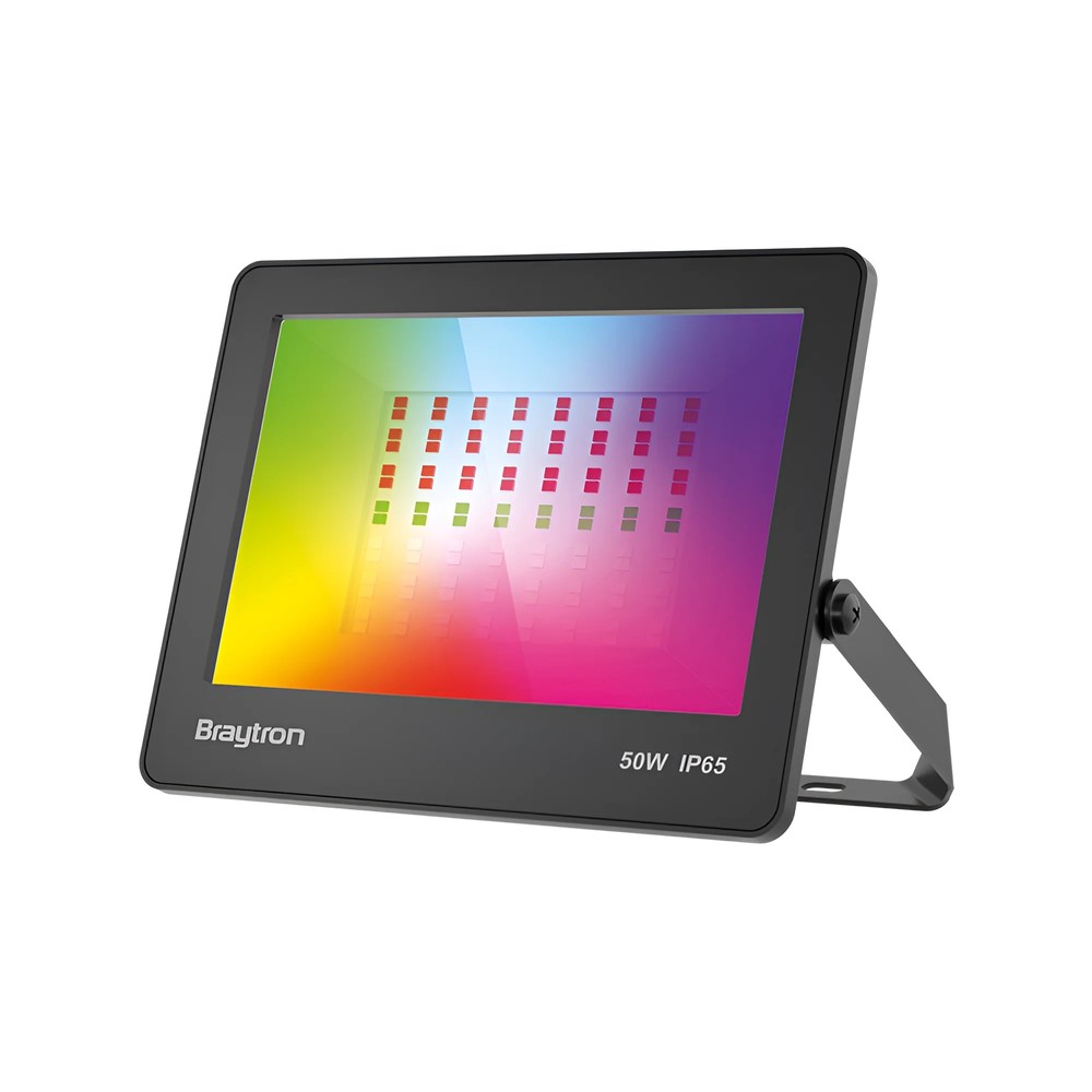 50W RGB LED Projektør - Inkl fjernbetjening, IP65 udendørs, sort 50W RGB LED Projektør - Inkl fjernbetjening, IP65 udendørs, sort
