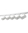 3-Faset ZoomCCT skinnesæt - 2m, Hvid, 5-spots, inkl. lyskilde