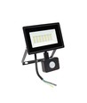 LED projektør med Sensor, 20W IP44 - 120x170x53mm SORT med PIR-sensor