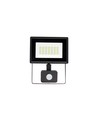 LED projektør med Sensor, 20W IP44 - 120x170x53mm SORT med PIR-sensor