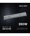 250W / 24V DC vandtæt strømforsyning - IP67