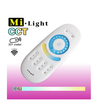 Restsalg: Mi-Light CCT fjernbetjening 2,4GHz 4-zoner