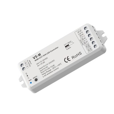LEDlife rWave RGB+CCT controller – 12V (180W) 24V (360W)
