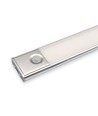 LEDlife batteri skabsbelysning - 30cm, Sølv, PIR sensor, CCT justerbar, genopladelig