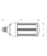 E27/E40 25W VEGA25 LED pære - Matteret glas, varm hvid