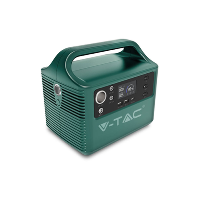 Restsalg: V-TAC Transportabel strømforsyning/Powerbank - 252Wh, 20A, 3.2 kg - Farve : Grøn