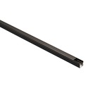 Aluprofil til akustikpanel, 1,2 meter i længden, leveres med sort matteret cover, 10x10mm