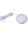 Sono60s møbelspot Ø6cm - 12V DC, Mål: Ø6 cm, Påbygning, sensor, børstet stål