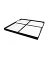 60x60 LED panel, 60W - 80lm/W, indbygget i sort ramme