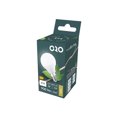 LED-lampe E14 C37 8W 200° Ø45×84 – Kulør : Kold