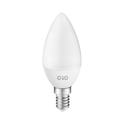 LED lampe E14 C37 3,5W 200° Ø37×100 – Kulør : Varm