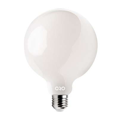 LED lampe glødetråd E27 G125 10,5W Milky 360° Ø125×175 – Kulør : Varm