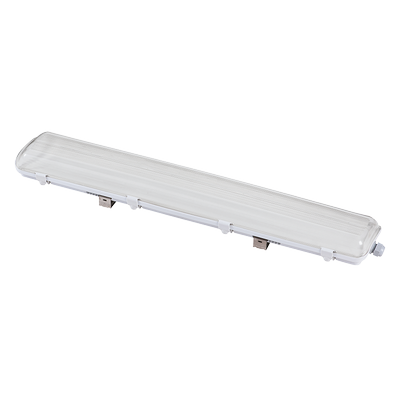 Hermetisk armatur 2x 60 T8 LED PS/ABS 680x115x58 IP54