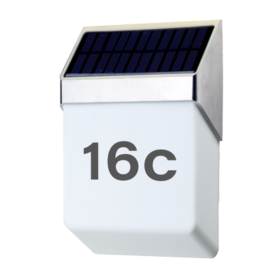 Solar LED-lampe 0,5W 50 218×146,5mm IP54 batteri 2000mAh – Kulør : Kold