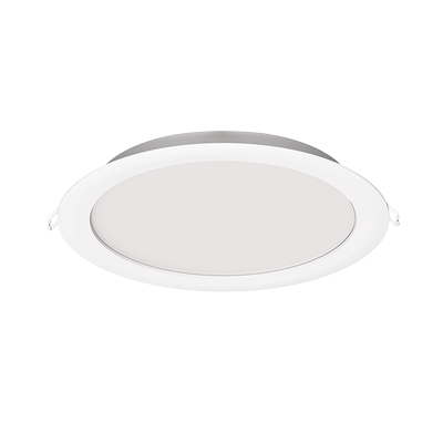 LED Downlight armatur rund mælkeagtig 16W CCT 110° Ø165×47