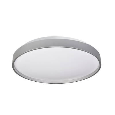 Dekorativ LED armatur med dæksel z silverm piercieniem 36W IP20 Alu/PVC Ø380x65mm – Kulør : Neutral