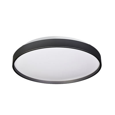 Dekorativt LED armatur med dæksel z blackm piercieniem 36W IP20 Alu/PVC Ø380x65mm – Kulør : Neutral