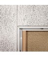 Outlet: Planmonteret Troldtektramme 120x60 - Til LED panel, passer til Troldtekt uden tilpasning, hvid kant
