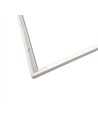 Outlet: Planmonteret Troldtektramme 120x60 - Til LED panel, passer til Troldtekt uden tilpasning, hvid kant