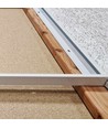 Outlet: Planmonteret Troldtektramme 120x60 - Til LED panel, passer til Troldtekt uden tilpasning, hvid kant