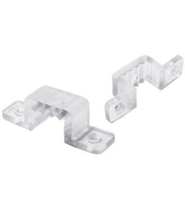 20 stk monteringsklips til hvide 6W 230V LED strips og alle IP68 LED strips 20 stk monteringsklips til hvide 6W 230V LED strips og alle IP68 LED strips