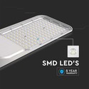 V-Tac 30W LED gadelampe - Samsung LED chip, indbygget skumringssensor, Ø60mm, IP65, 100lm/w
