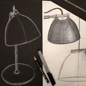 Outlet: Halo Design - ÅRHUS bordlampe Ø18 G9, Hvid / Træ