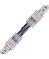 Slim Samler med ledning til LED strip - 10mm, RGBW, IP20, 5V-24V