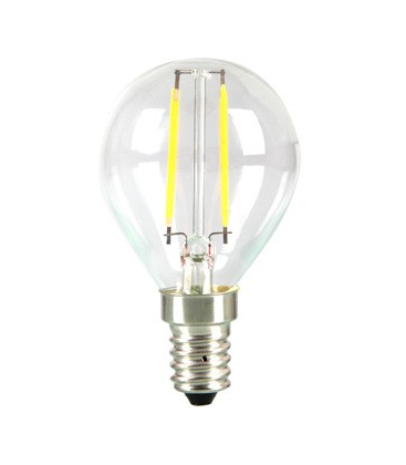 LEDlife 2W LED kronepære - Kultråd, P45, E14