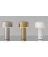 LEDlife Mushroom bordlampe - Sølv, genopladelig, touch dæmpbar, IP20