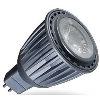 V-Tac 7W LED spotpære - 12V, MR16 / GU5.3 - Dæmpbar : Ikke dæmpbar, Kulør : Varm