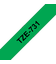 Restsalg: Tape TZe731 sort tekst på grøn tape 12mm x 8m kompatibel TZ731
