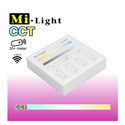 Outlet: Mi-Light CCT vægpanel til batteri 2,4GHz - 4 Zoner