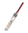 Samler til 8mm LED-strip til løse ledninger - Tynd, IP20, til enkeltfarvede strips, til aluprofiler