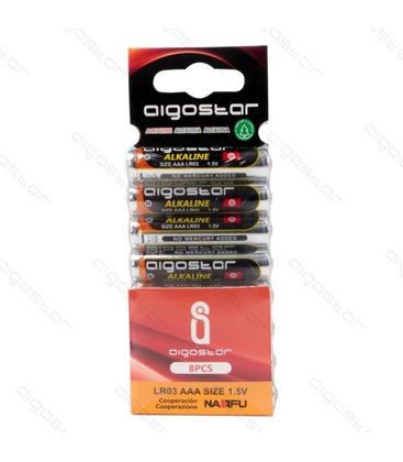 Restsalg: 8 stk Aigostar LR03 AAA Batteri, 1,5V