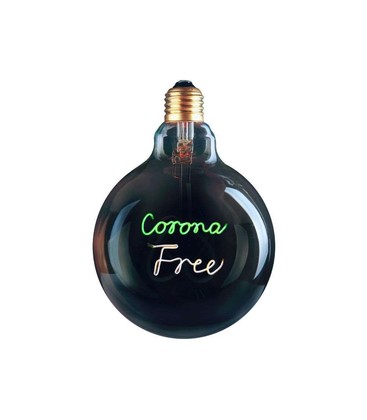 Outlet: E27 Colors Corona Free Pære, 4 Watt - Ø 12.5 cm, 3-step