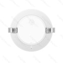 Outlet: Aigostar 6W LED indbygningspanel - Hul: Ø10 cm, Mål: Ø11,8 cm, 230V