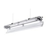 Limea T8 LED dobbeltarmatur - Inkl. 2x18,5W 120cm LED rør, IP65 vandtæt