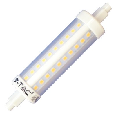 V-Tac R7S LED pære - 7W, 118mm, 230V, R7S - Dæmpbar : Ikke dæmpbar, Kulør : Neutral
