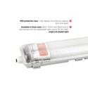 Limea T8 LED dobbeltarmatur - Inkl. 18,5W 120cm LED rør, IP65 vandtæt
