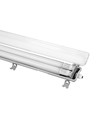 Limea T8 LED dobbeltarmatur - Inkl. 2x18,5W 120cm LED rør, IP65 vandtæt