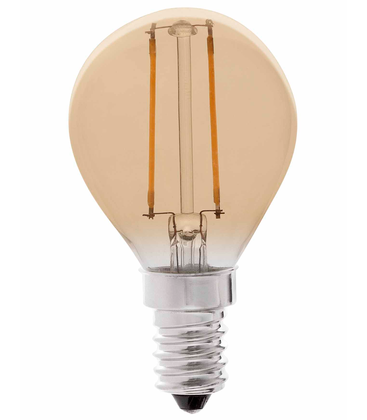 LEDlife 2W LED kronepære - Dæmpbar, kultråd, røget glas, ekstra varm, E14
