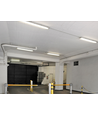 150cm Limea T8 LED armatur, gennemfortrådet - Til 1x150cm LED rør, IP65 vandtæt