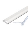 50 cm LED skabsbelysning - 6mm høj, 12V DC, 4W, med endeprop