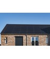 10kW komplet 3-faset hybrid solcelleanlæg - Til tegl, DEYE hybrid inverter, Sort i sort